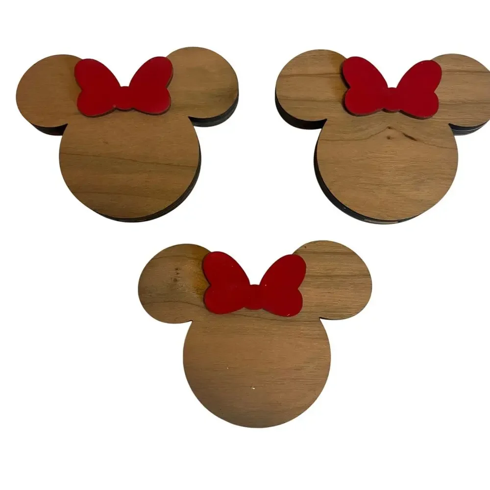 Custom Handmade Wood Minnie Mouse Hooks Disney Loungefly Cap Hat Holder